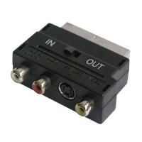Logo Adaptateur pritel-mle/3x rca-fem.+svhs-fem. commutable 1979658