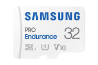 Logo Samsung pro endurance microsd class10 32go incl adapter r100/w30 up to 17520 hours 4535628