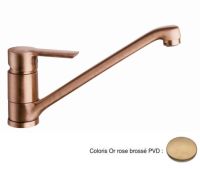 Logo Evier new day bec coule or rose brosse new day - kn51134p or rose bross� pvd