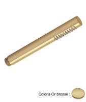 Logo Douchette monojet anticalcaire ronde or bross� hydrotherapie - pd11596p or bross�