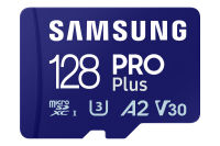 Logo Samsung pro plus 128go microsd uhs-i u3 full hd 4k uhd 180mb/s read 130mb/s write memory card incl. sd-adapter 2023 46321393