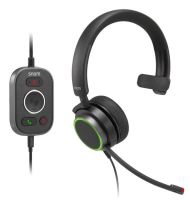 Logo Casque telephonique mono usb-a jack 3.5mm avec telecommande lumiere occupation a330m