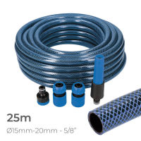 Logo Kit tuyau d'arrosage int�rieur bleu �15mm. rouleau �20mm (5/8