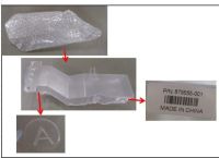 Logo Air intake baffle for hpe proliant dl380 gen10 air p00869-001