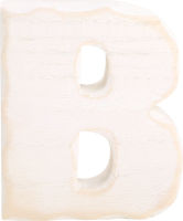 Logo Lettre en bois b 1219