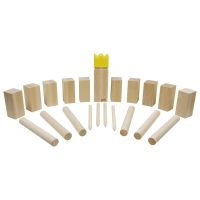 Logo Kubb de comptition, jeu de vikings, avec sac en coton 56691