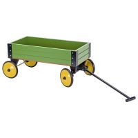 Logo Chariot  tirer, vert 14147