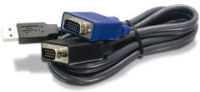 Logo Trendnet tk-cu06 - cable pour kvm usb 1.8m male/male