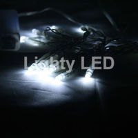 Logo Lot de 10 guirlandes 30 led blanche sur piles ar0606