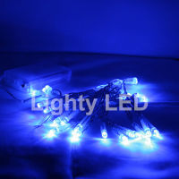 Logo Lot de 10 guirlandes 30 led bleu sur piles ar2044