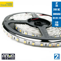 Logo Rouleau de 5m pro 24v 5050 60led/m 3000k ip33 ar3508
