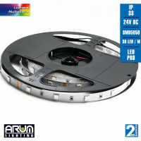 Logo Rouleau de 5m pro 24v 5050 30led/m  rgb ip33 ar3492
