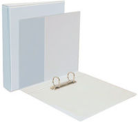 Logo Dataplus classeur � anneaux de pr�sentation, a4, blanc 5216342