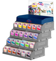 Logo Fimo soft pte  modeler,  cuire au four, prsentoir de 288 57890134