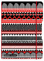 Logo Herlitz carnet de notes my.book flex black & wow 'ethno', a5 50010066