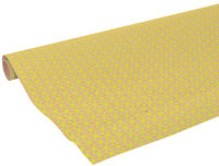 Logo Clairefontaine papier cadeau 'cubique jaune', en rouleau 87001002