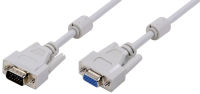 Logo Logilink rallonge vga pour moniteur, gris, 1,8 m 11112650