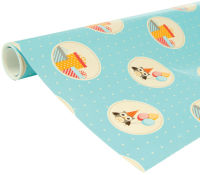 Logo Clairefontaine papier cadeau 'hiboux', en rouleau 87001091
