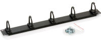 Logo Triton panneau guide cbles 19' 1u, petits triers, noir 11197399