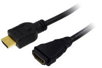 Logo Logilink rallonge hdmi 1.4 high speed, noir , 1,5 m 11112579