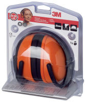 Logo 3m casque anti-bruit 1436c, orange / noir 18020563