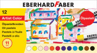Logo Eberhard faber pastel  l'huile, tui en carton de 24 57522024