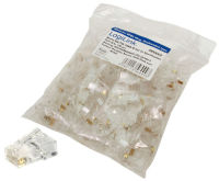 Logo Logilink connecteur mle rj45 pour cble rond, cat.5e, 11112122