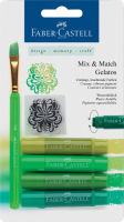 Logo Faber-castell kit de craies aquarell 'gelatos', nuance verte 5660508
