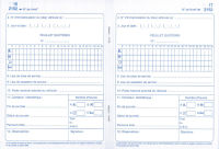 Logo Elve carnet de contrôle de véhicule, 150 x 110 mm 83501468