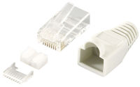 Logo Logilink connecteur mle rj45, cat.6, blind, gris 11114893