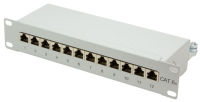 Logo Logilink panneau de brassage 10' cat. 6a, 12 ports, gris 11114872