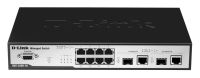 Logo 8-port layer2 security gigabit switch dgs-3200-10