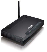 Logo Modem-routeur adsl2+ firewall + switch + wifi +cpl 200mbit zy-p660hwp