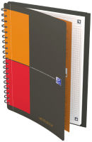Logo Oxford cahier meetingbook i-connect spirale 160 pages 5x5 18,5x25cm (format tablette). couverture pp 275273