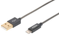 Logo Ednet cble de donne et charge apple lightning - usb-a mle 8031070