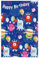 Logo Susy card carte d'anniversaire pour enfant 'monsterparty' 40021614