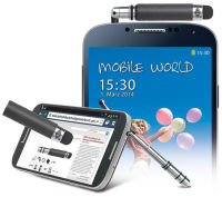 Logo Wedo stylet touchstand 'all in one', argent mtallique 62106054