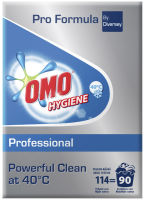 Logo Omo lessive en poudre professional hygiene, 90 lavages, 6435001