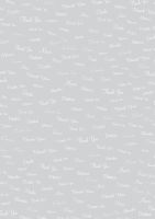 Logo Heyda papier transparent 'merci', a4, blanc 57300207