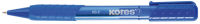 Logo Kores stylo  bille rtractable jetable k-pen k6, m, rouge 5637631
