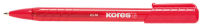 Logo Kores stylo  bille jetable k-pen k5, rouge , m, manche 5637531