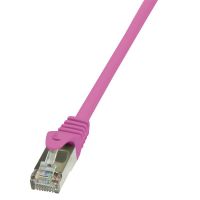 Logo C�ble rj45 cat.6 f/utp 10 m, rose 11114240
