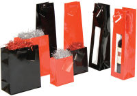 Logo Smartboxpro sac  bouteille avec une fentre, rouge 71600003