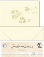 Logo Ursus kit de cartes de voeux - gnral 'fleurs en coeur', 57910158