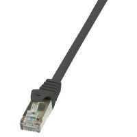 Logo C�ble rj-45 cat.5e f/utp 0,25 m, noir 11114330