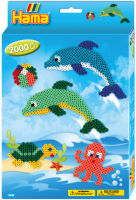 Logo Hama perles  repasser midi 'dauphin', coffret cadeau 58140059