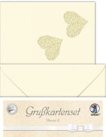 Logo Ursus kit de cartes de voeux - gnral 'coeurs 2', chamois 57910154