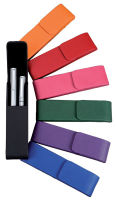 Logo Alassio etui pour stylos 'aquila', violet 5317786