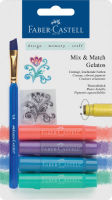 Logo Faber-castell kit de craies aquarell 'gelatos', couleurs 5660510