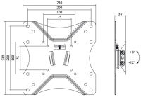 Logo Logilink support mural pour tlviseur, inclinable, pour 11115837